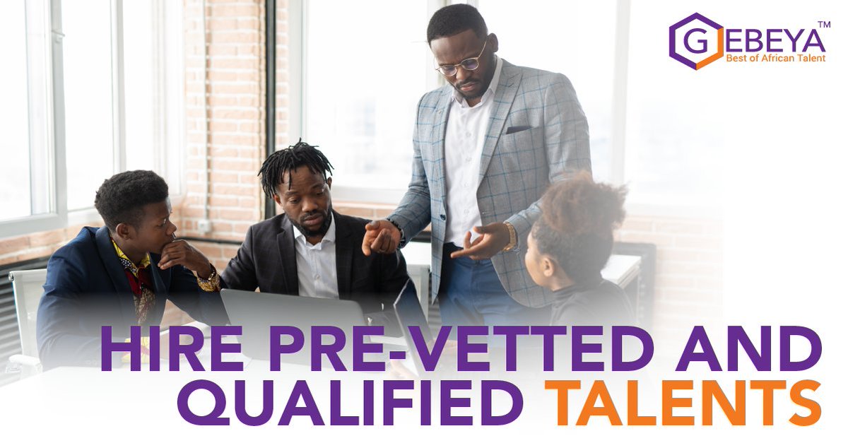 GebeyaInc's tweet photo. As we transition to the digital revolution age, we are helping businesses accelerate their agility and become digitally transformed. Focus on your business while we focus on your hiring process.
https://t.co/BekiRodEuV
#gebeyatalent #bestofafricantalent https://t.co/fX4O05J2cu