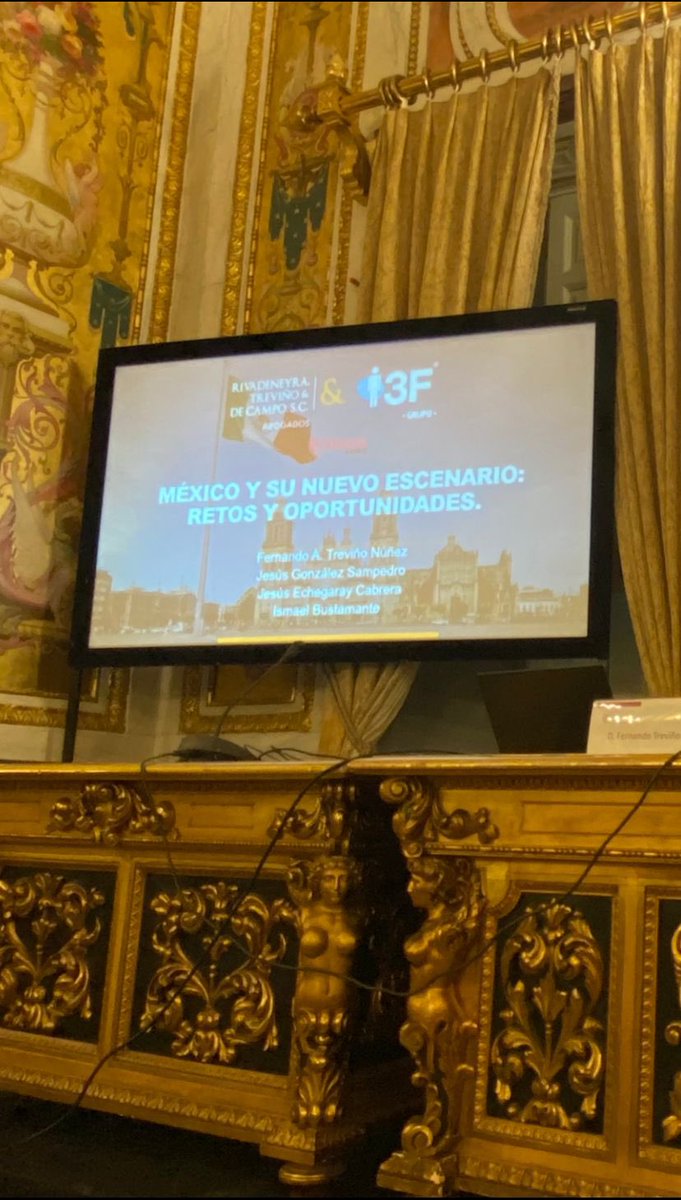 fernandotrevino's tweet photo. @rtydc_oficial presentó en #Madrid, en su evento anual, conjuntamente con la @CamaradeMadrid y la @EmbaMexEsp la jornada de trabajo denominada  “#Mexico y su nuevo escenario: retos y oportunidades”. https://t.co/izleRAewLC