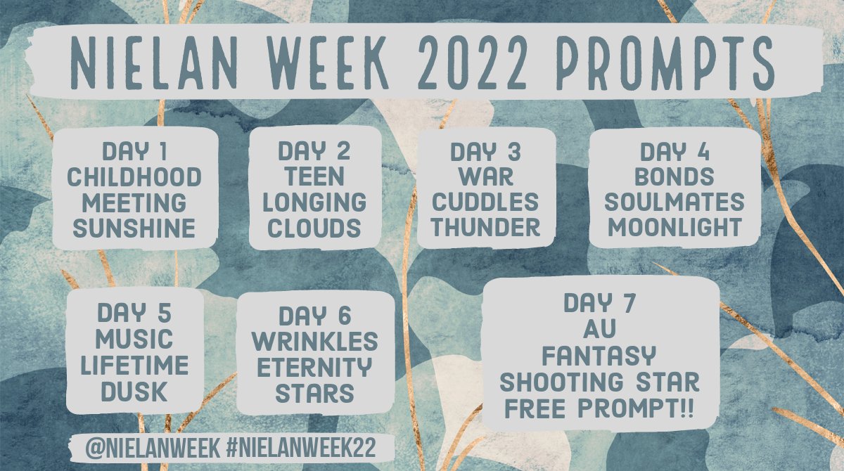 NieLanWeek's tweet photo. Hey everyone! Thank you for voting in the poll! Nielan Week 2022 will be May 1-7!

Here are a couple general pieces of info:
- open creation: any media welcome!!
- use tag #NielanWeek22 so admin can go through and retweet your creations! https://t.co/25MHKtJLYk