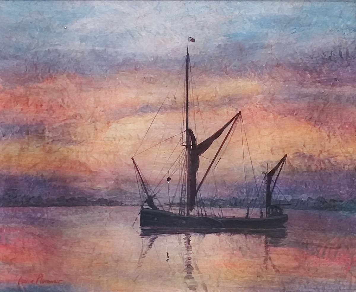 anneplummerart's tweet photo. Thames barge painting 
Barge paintings
Boat paintings forsale https://t.co/HMUqTY0kNI
#paintingsforsale #originalpaintings #marineartist #traditionalboats #thamesbarges #seapainting #seascape #anneplummerart #suffolkcountypainters #boatpaintings Anne Plummer #fishingboat https://t.co/euTrb28OyL