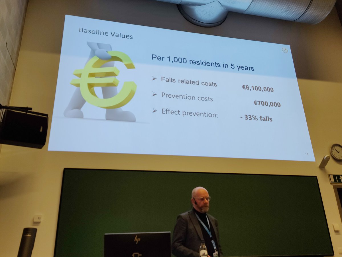 valpreventie_be's tweet photo. The first parallel session today at @EuFallsFestival gave us more information about the economic aspects and falls. @KoenMilisen @EllenVlaeyen https://t.co/A2axsGrMyF