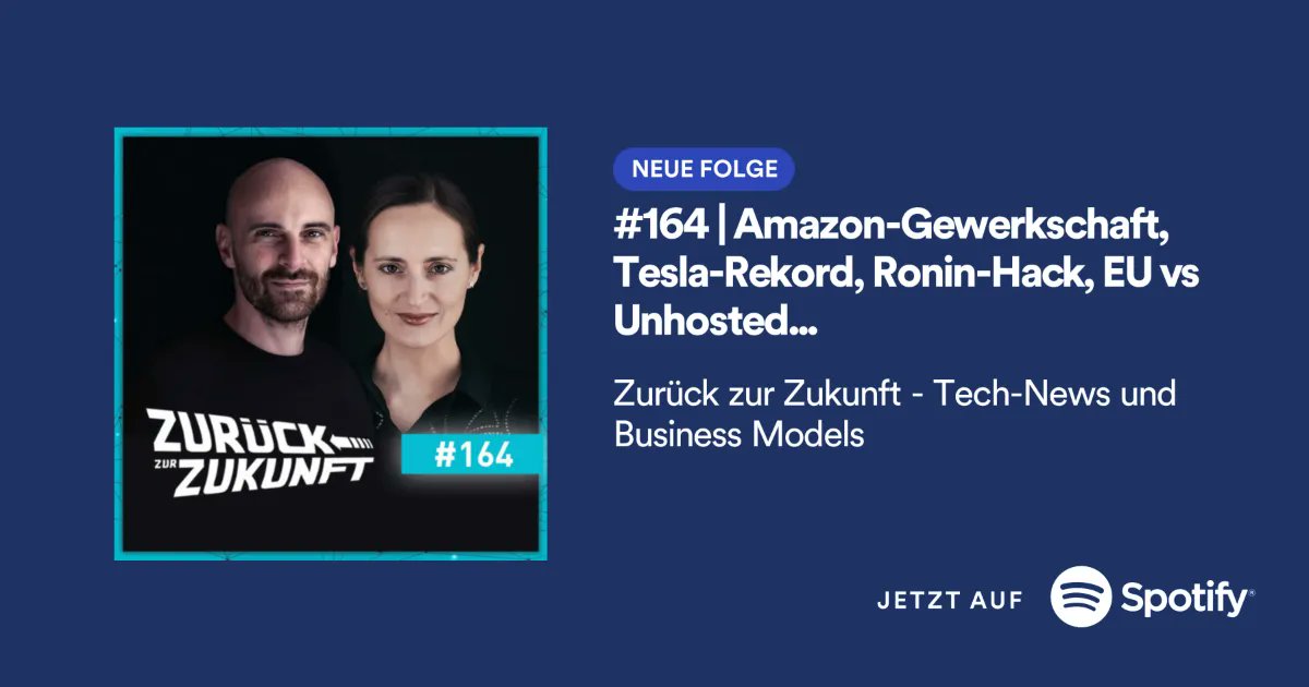 Zurück zur Zukunft Podcast: Tech News & Biz Models tweet media