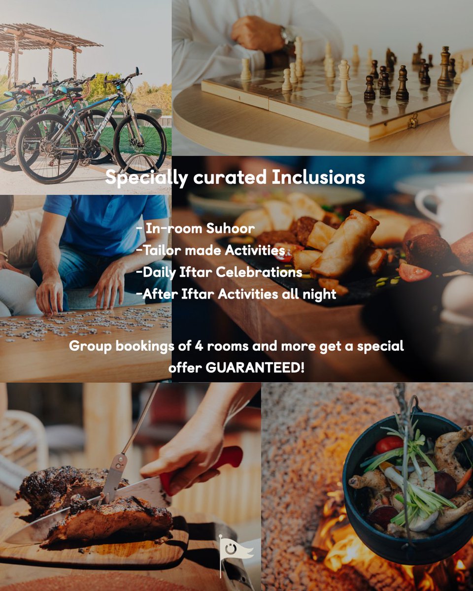 Experience the blessings of Ramadan with your friends &amp; Family in Nature with our Campers Ramadan Offer
Book your stay on our Special Ramadan offer at attractive rates (BOOK EARLY) and enjoy our specially curated inclusions. #AbuDhabi #UAE #Babalnojoum #RamadanKareem
