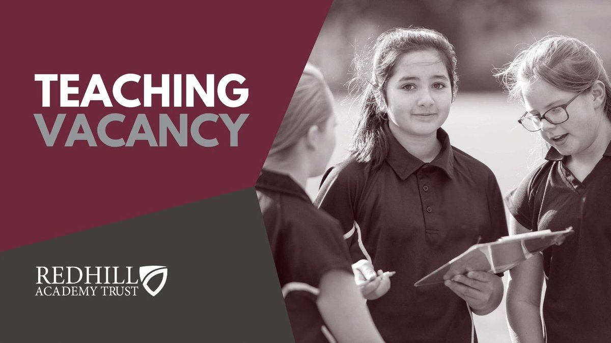 RedhillCareers's tweet photo. We are looking for a well-qualified and enthusiastic Head of Faculty for Computer Science, ICT and Business at @TOA_Notts. Find out more and apply: https://t.co/htjJOdOXpj @RedhillTrust #TeachingJobs #SchoolJobs #Job #Vacancy #NottinghamJobs #NottsJobs #FacultyLeader https://t.co/4X4hxZTrlp