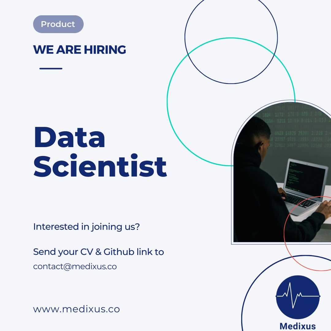 We're hiring for lots of roles at Medixus - ten to be precise! 4/10 are in our Product team, we're looking for:

- Head of Software Engineering
- Senior Software Engineer (Full Stack)
- Data Scientist
- Senior Product Manager

APPLY: angel.co/company/medixu…

#hiring #healthtech