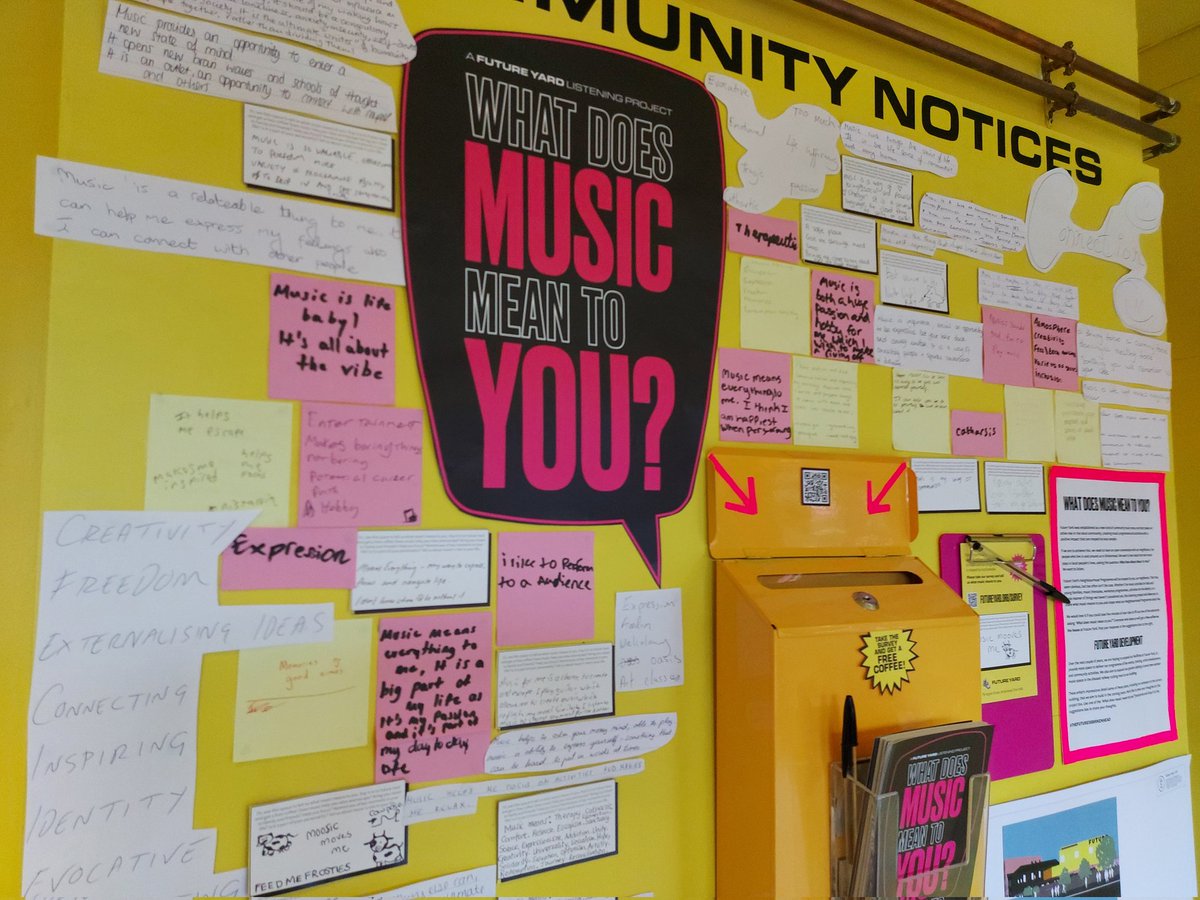 Our 'What Does Music Mean To You' board is quickly filling up! Come and have your say today