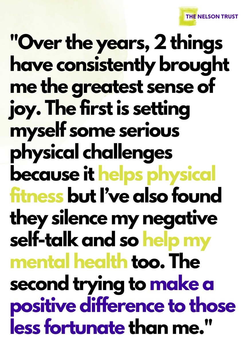 TheNelsonTrust's tweet photo. This is a quote from Terry, he is raising money with us this Spring as part of #Stepsforfreedom
All money raised is for a good cause and helps those women most at risk or suffering trauma. #fundraising #makeachange #active #stepup https://t.co/d3kbJVdcnU