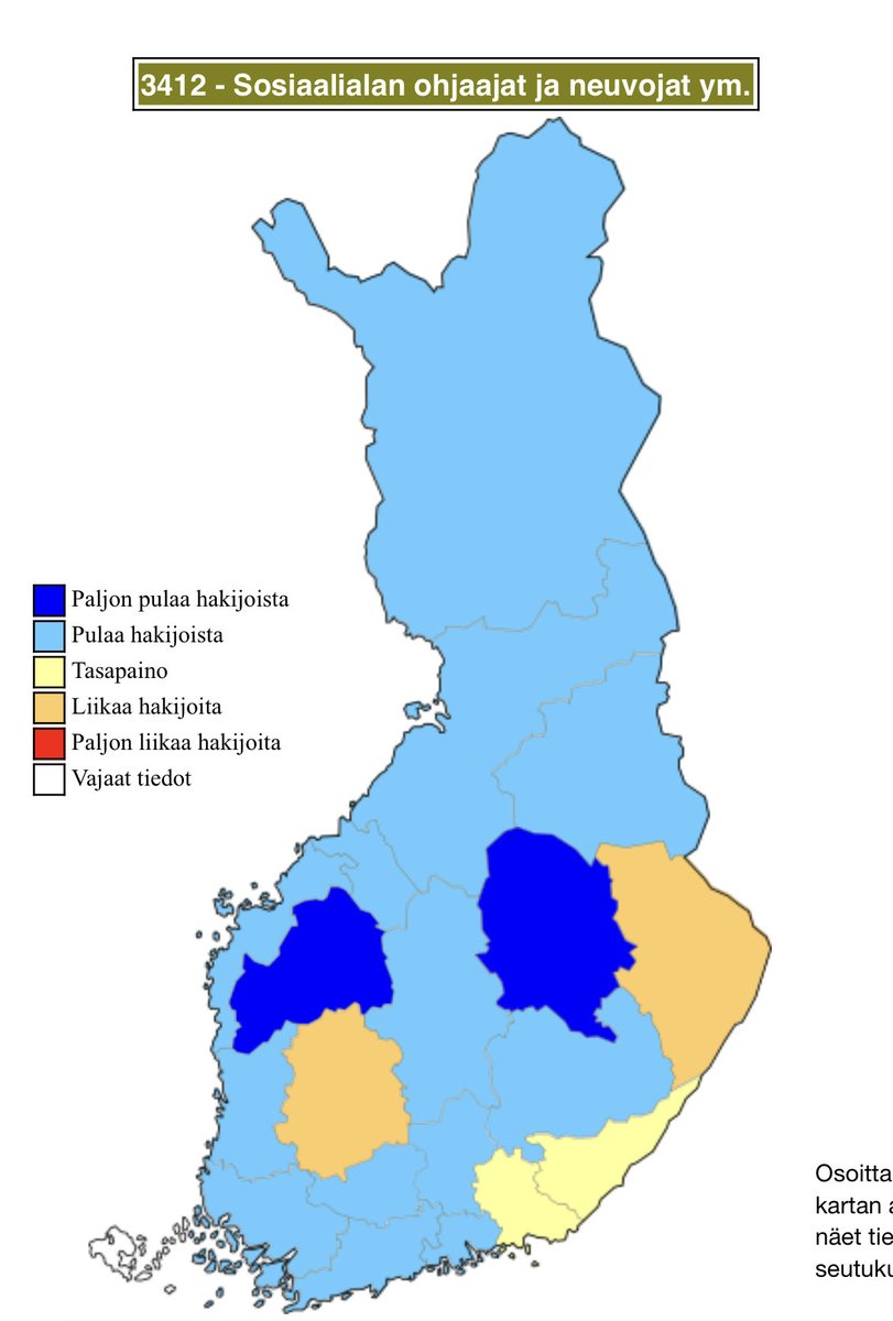 KatajistoMarjo's tweet photo. Tältä näyttää #Ammattibarometri tänään. #Sosiaaliala’n korkeakoulutettujen vetovoima huutaa #palkkaohjelma’a. #ArvoaAsiantijoille #Talentia https://t.co/Fns7uqDR47