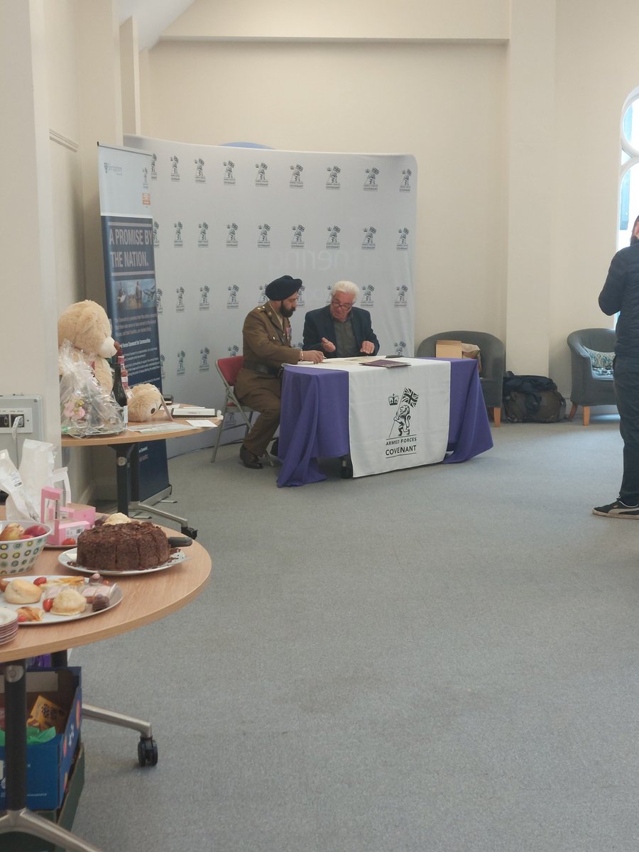 ShropCovenant's tweet photo. Congratulations to Shropshire Homes for All and The Soldiers of Shropshire Museum who have both signed the Armed Forces Covenant. Thank you for pledging your support. @ShropCouncil @WMRFCA @SoldiersofShrop https://t.co/eCkFqFZkMw