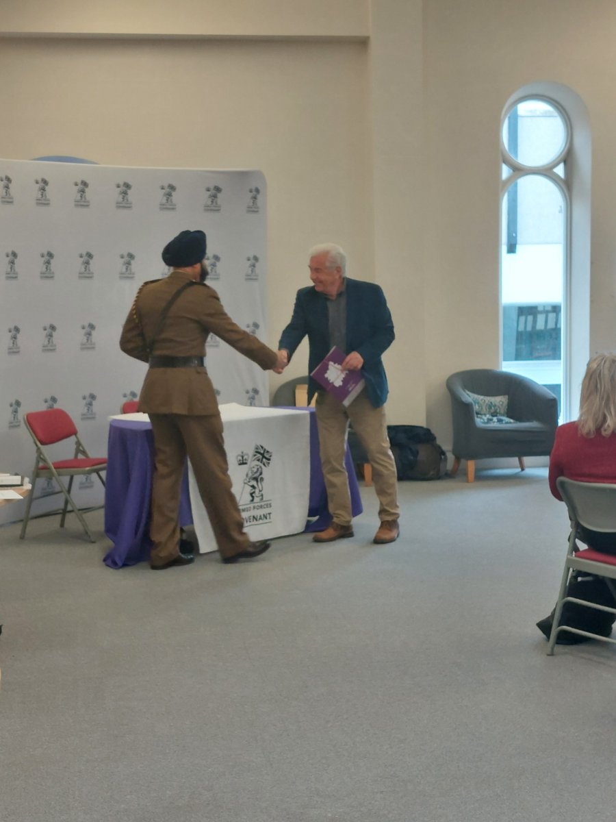 ShropCovenant's tweet photo. Congratulations to Shropshire Homes for All and The Soldiers of Shropshire Museum who have both signed the Armed Forces Covenant. Thank you for pledging your support. @ShropCouncil @WMRFCA @SoldiersofShrop https://t.co/eCkFqFZkMw