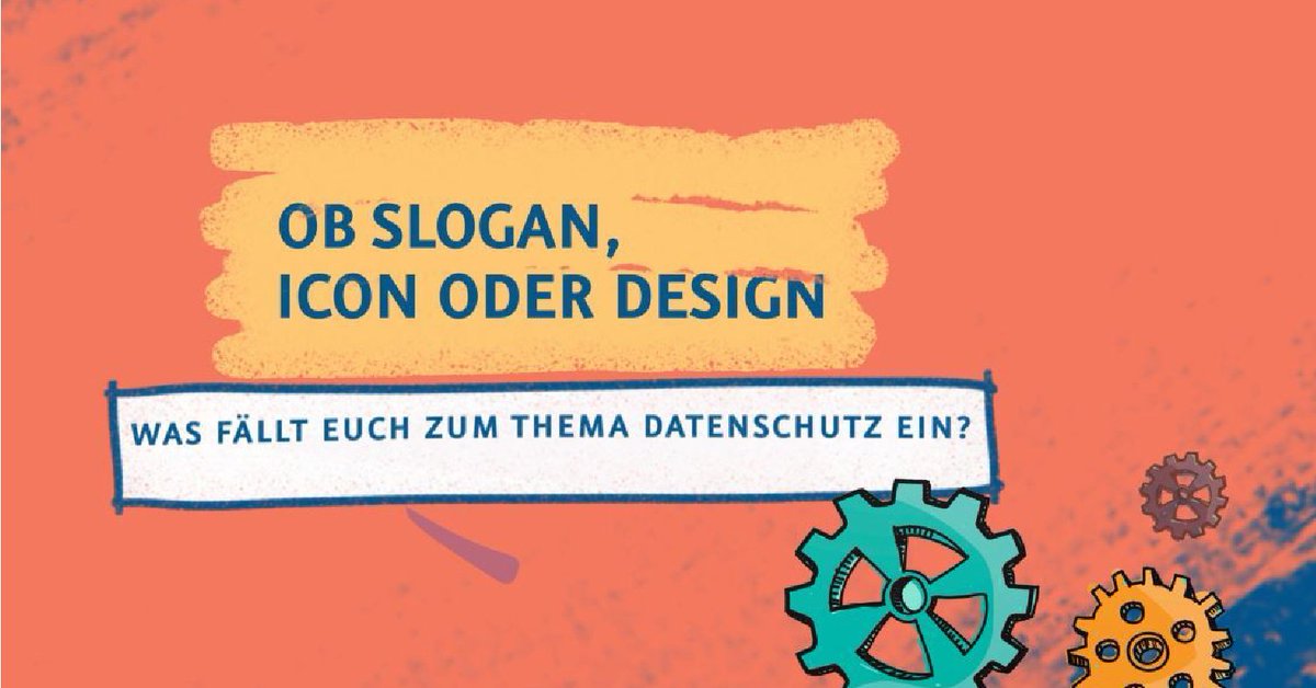 klicksafe 🇪🇺 (@klicksafe) on Twitter photo Slogan, Icon oder Design – was fällt Euch zum Thema #Datenschutz ein? Eure Ideen werden gesucht beim Kreativwettbewerb des <a href="/bvd_datenschutz/">BvD e.V. Datenschutz@bvd@privacyofficers.social</a>. Teilnahmeschluss für Einzelpersonen oder Schulklassen ist am 30.04. Die besten Ideen gewinnen tolle Preise! #DSgzS
klicksafe.de/news/kreativwe… Slogan, Icon oder Design – was fällt Euch zum Thema #Datenschutz ein? Eure Ideen werden gesucht beim Kreativwettbewerb des <a href="/bvd_datenschutz/">BvD e.V. Datenschutz@bvd@privacyofficers.social</a>. Teilnahmeschluss für Einzelpersonen oder Schulklassen ist am 30.04. Die besten Ideen gewinnen tolle Preise! #DSgzS
klicksafe.de/news/kreativwe…