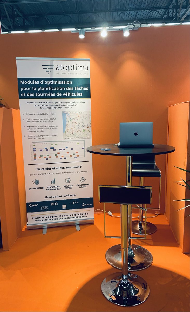 atoptima's tweet photo. 📣 En direct de la #SITL22

Retrouvez l’équipe d’@Atoptima ces 4 prochains jours au Stand A29 !
📍Paris Nord Villepinte - Hall 6

Venez rencontrer nos experts en optimisation. 🔍

#sitl #transport #logistique #ia

@SITLevents https://t.co/AvcaaWsT7z