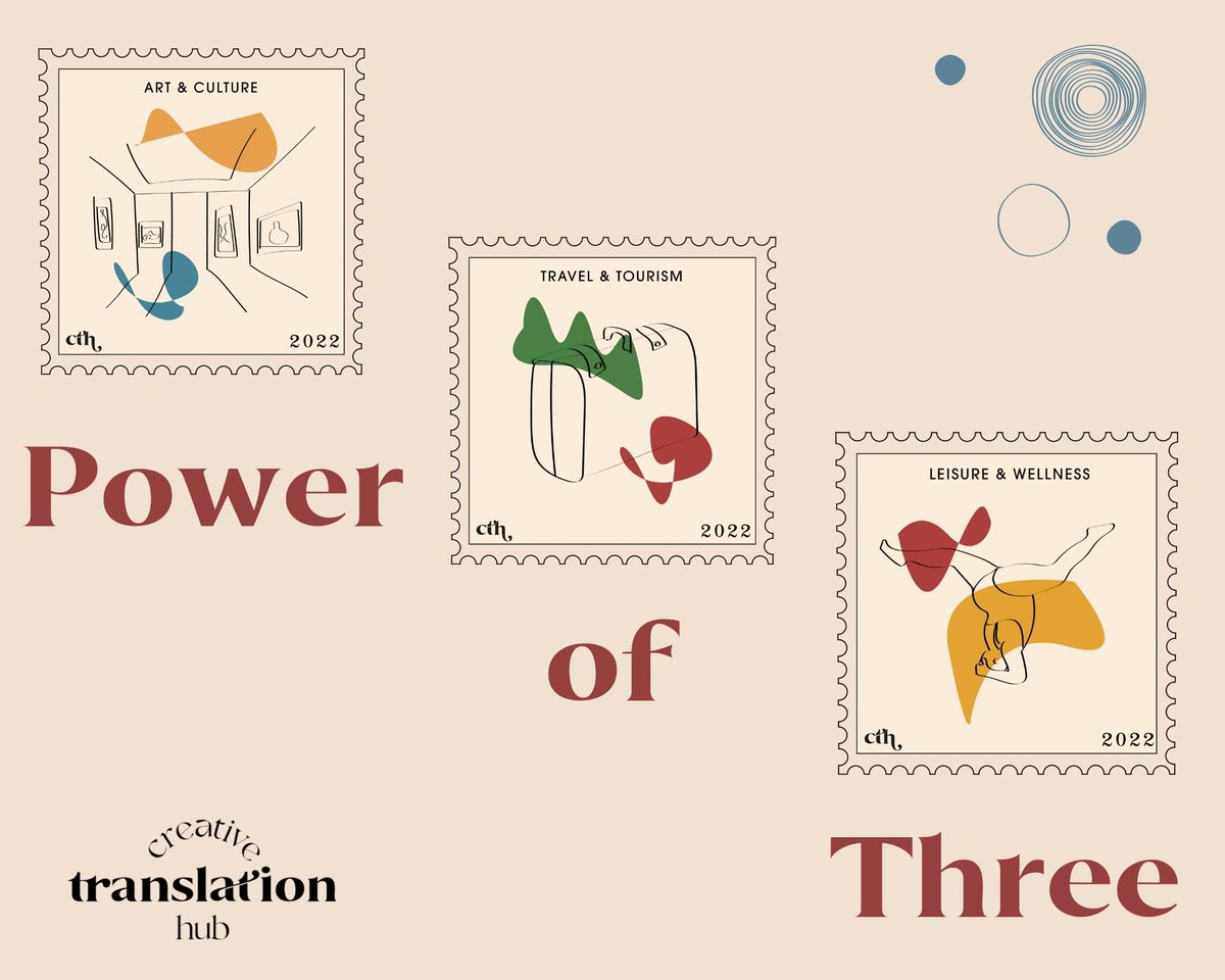 Three is a magic number. It’s used in photography, design, and copywriting, where ideas, items, and words are grouped into 3s to create pieces that are more compelling, balanced, and memorable. (And it’s great to work as a group of 3 too!). Do you use the rule of 3 in your work?