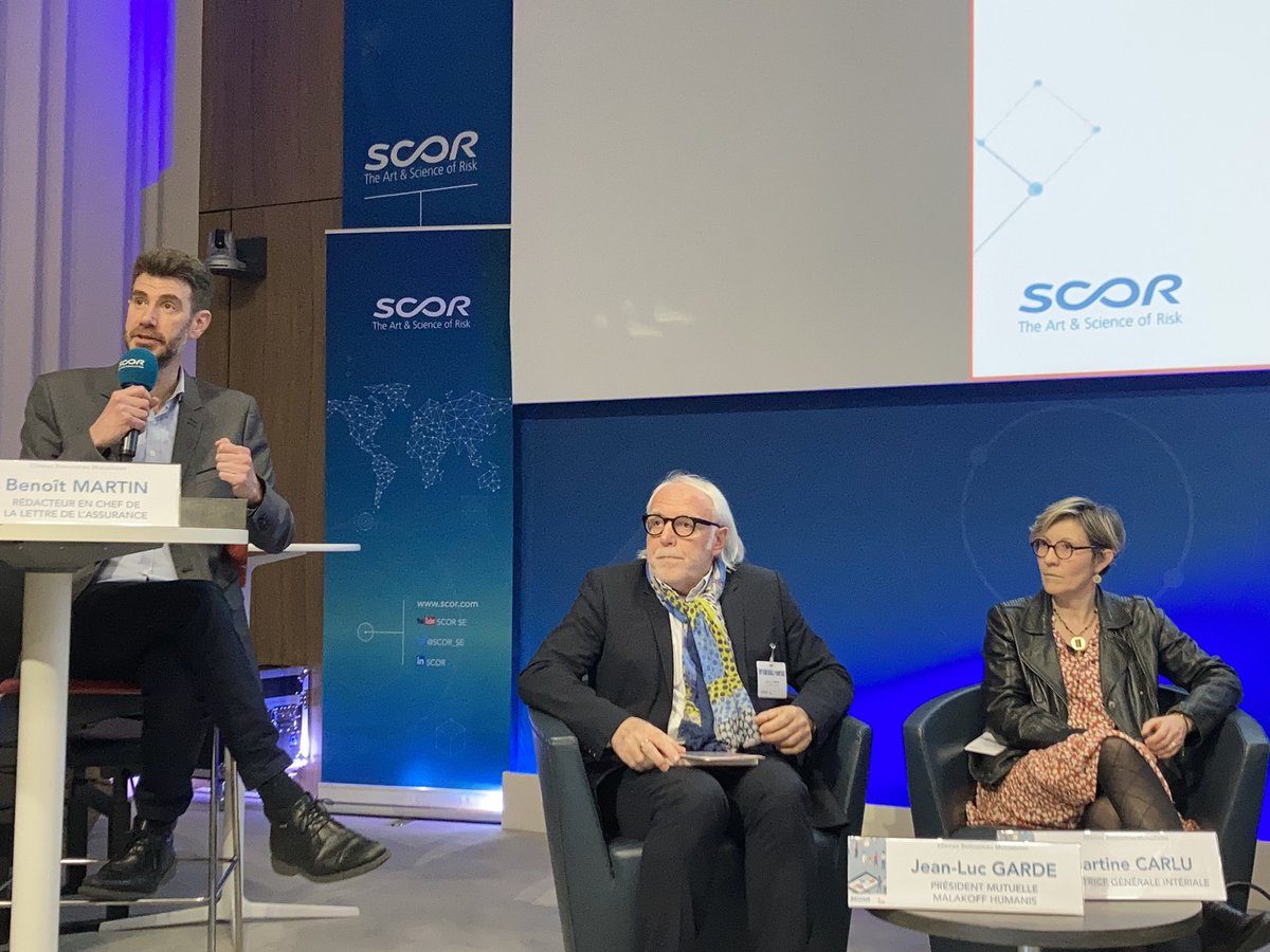 Début de la table ronde finale aux #RencontresMutualistes organisées par <a href="/SCOR_SE/">SCOR</a> avec le soutien de la <a href="/mutualite_fr/">Mutualité Française</a>  , table ronde animée par <a href="/Benoit_Martin/">Benoit Martin</a>