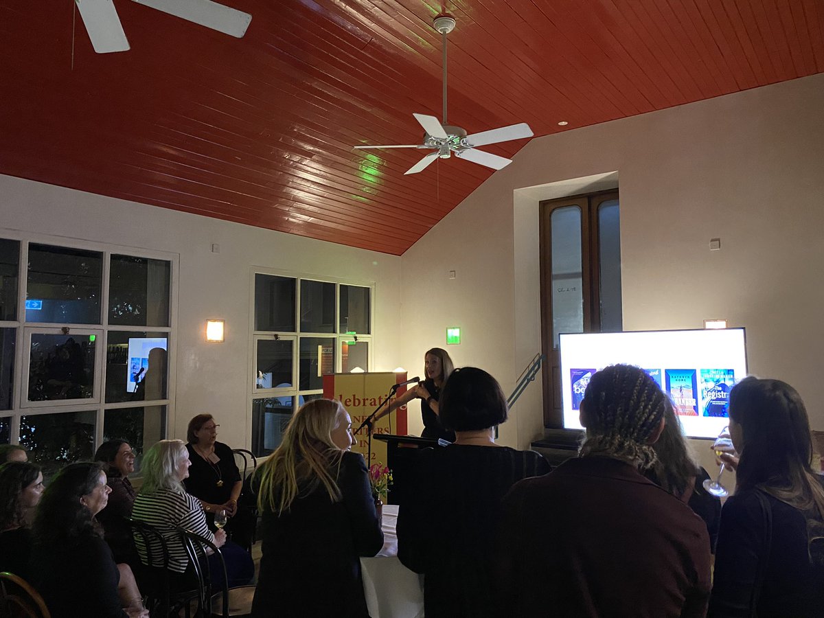 The first <a href="/AllenAndUnwin/">Allen & Unwin</a> new writers showcase in a looooong time and it feels good. Congrats and bravo to Isobel Beech, Paul Dalla Rosa, Else Fitzgerald, Neela Janakiramanan and Kathryn Hore. #wereback