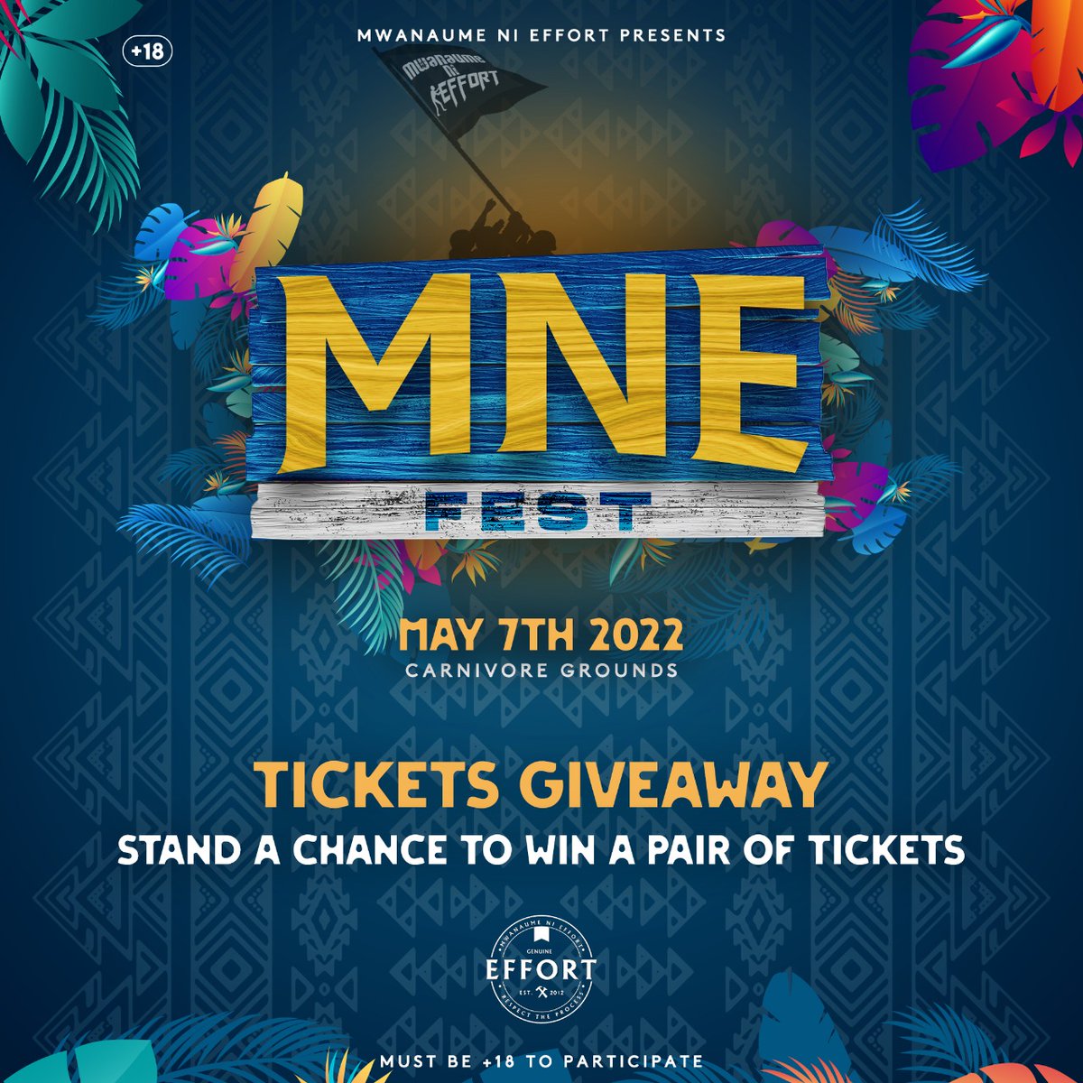 maktejah_'s tweet photo. 100 RTs and I will give out a pair of tickets.

#MNEfest with Rema - 07.May.2022 🔥

// Purchase Advance tickets here: https://t.co/IkK6gPEO4J

📍Carnivore Grounds | Another banger 🎶 https://t.co/bK5qJFAH97