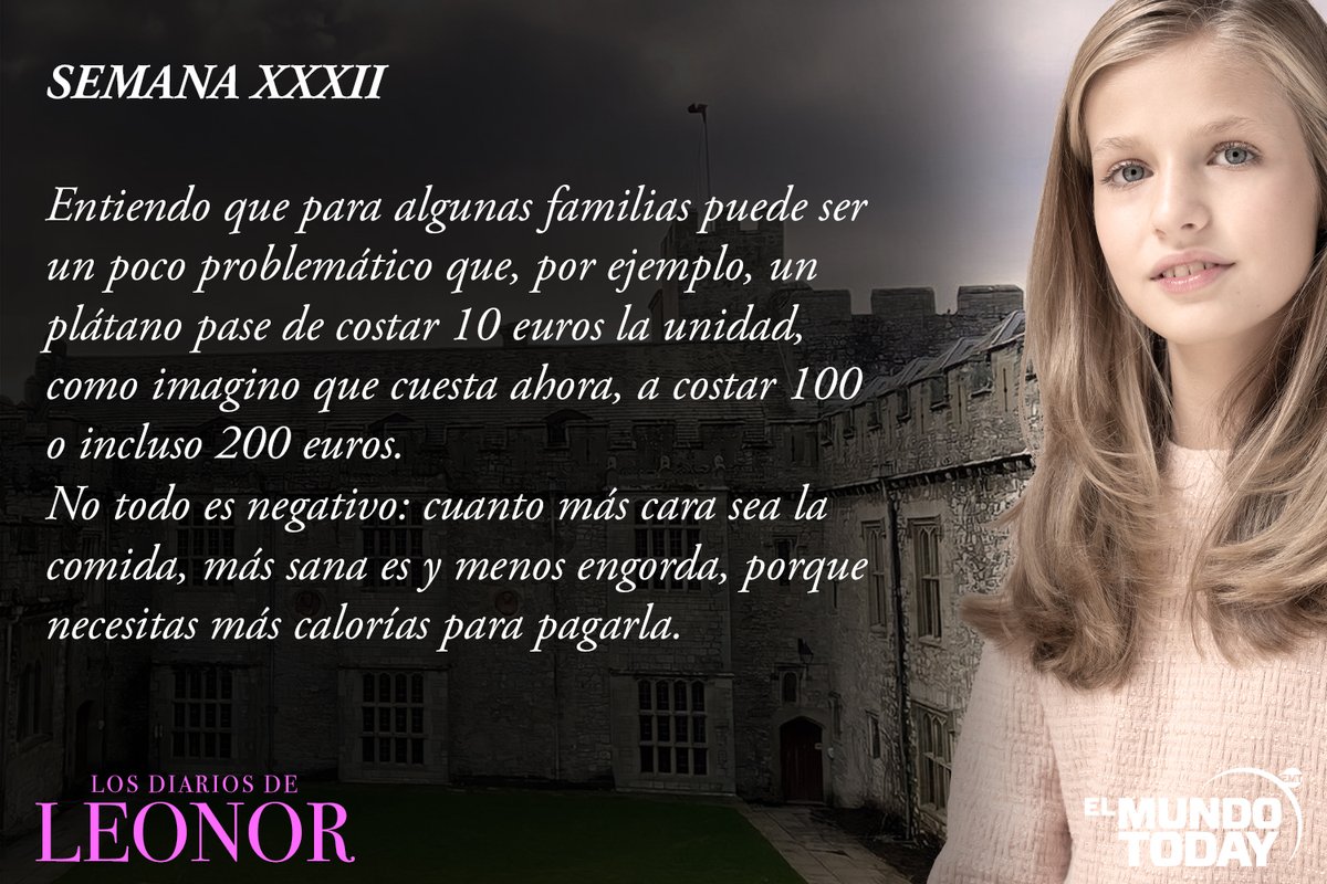 Leonor, internada en el elitista UWC Atlantic de Gales, sigue escribiendo sus diarios a los que El Mundo Today tiene acceso.

Suscríbete por 3 euros al mes o 32 euros al año y accede a estos importantes documentos 👉 buff.ly/3x5zqMY