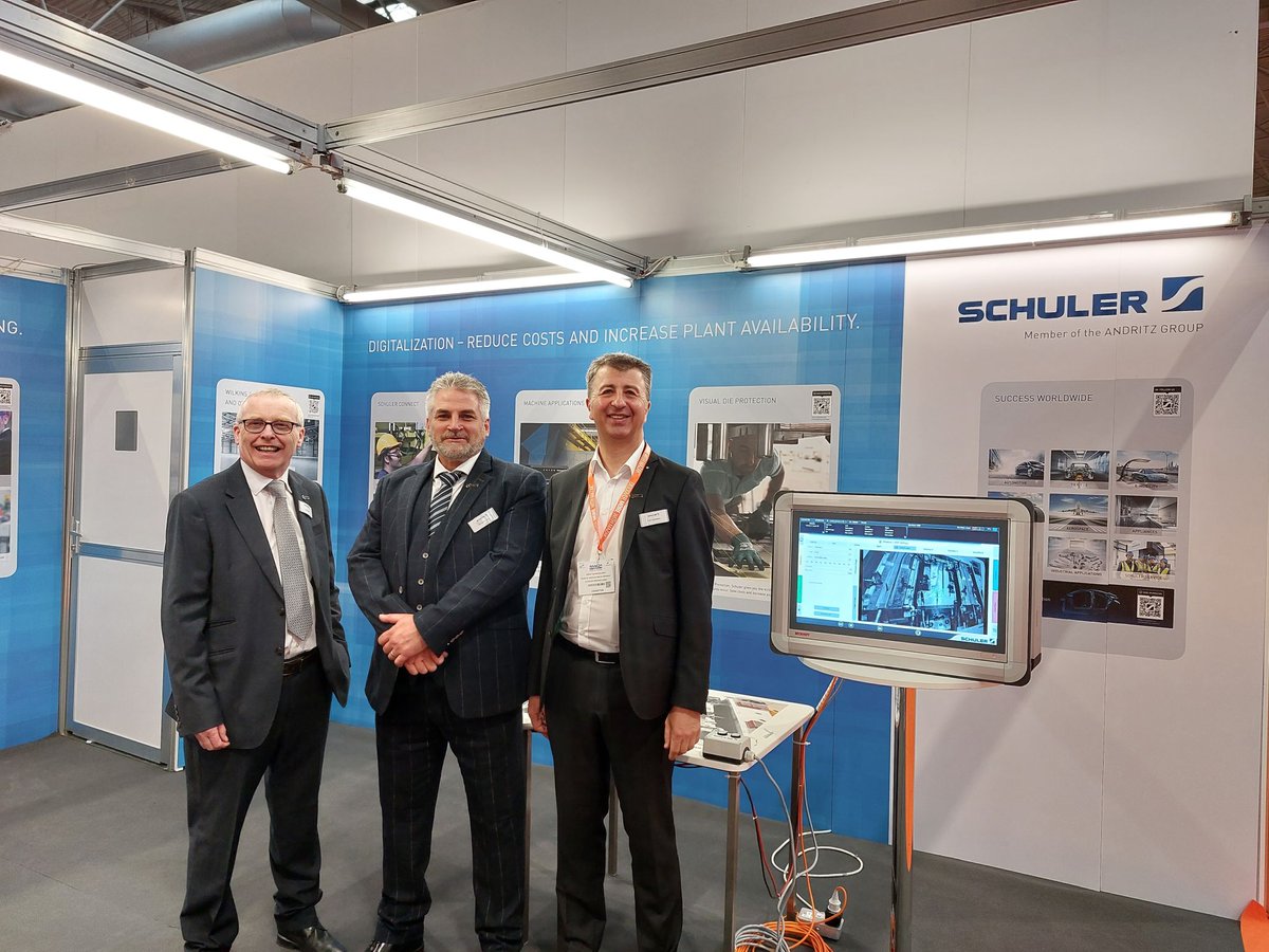 ANDRITZ_Schuler's tweet photo. Visit us at #MACH in Birmingham (booth 20-600) and learn more about our #DigitalSuite solutions like #SchulerConnect and #VisualDieProtection to reduce costs and increase plant availability 🇬🇧🔧 @mmma_ https://t.co/XPlPhTtzmt