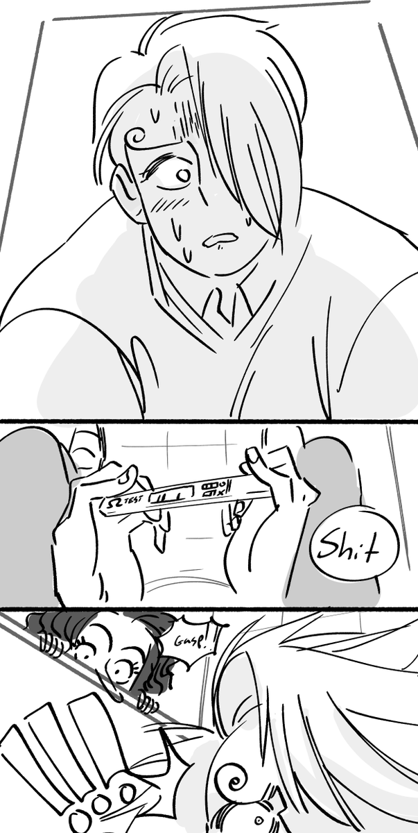 hackedmotionart's tweet photo. Omegaverse Zosan au!

lol i was gonna abandon this aoharu zosan comic but bc Sanji's "canon" bun in the oven I might as well https://t.co/itKR51nUxK