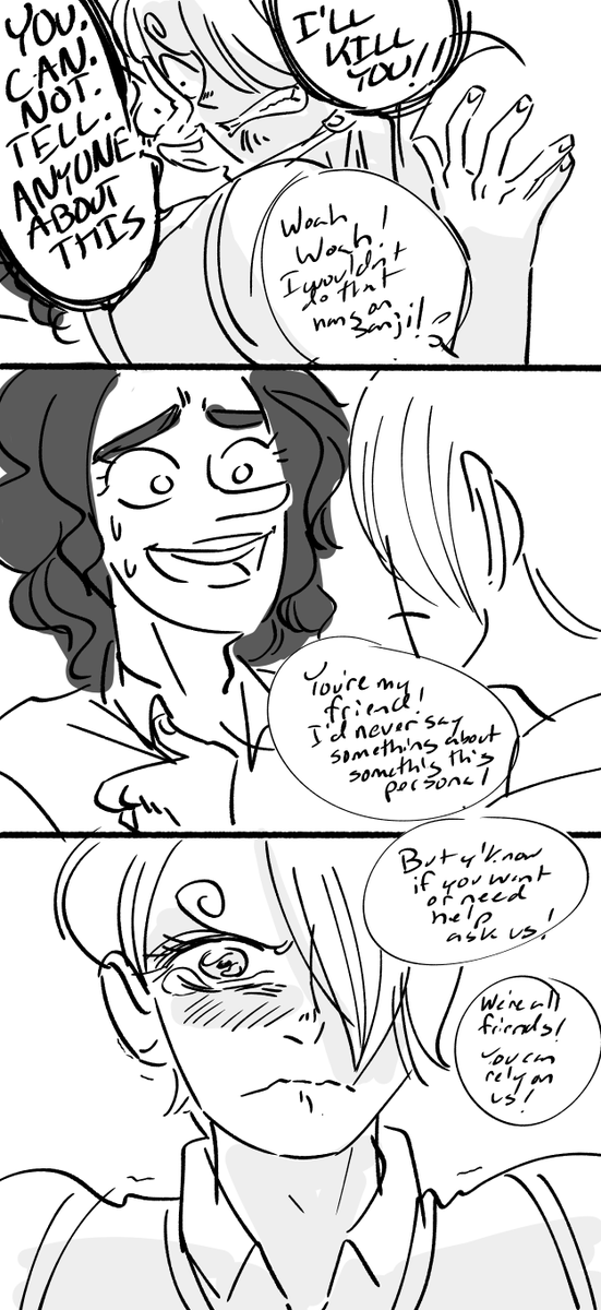 hackedmotionart's tweet photo. Omegaverse Zosan au!

lol i was gonna abandon this aoharu zosan comic but bc Sanji's "canon" bun in the oven I might as well https://t.co/itKR51nUxK