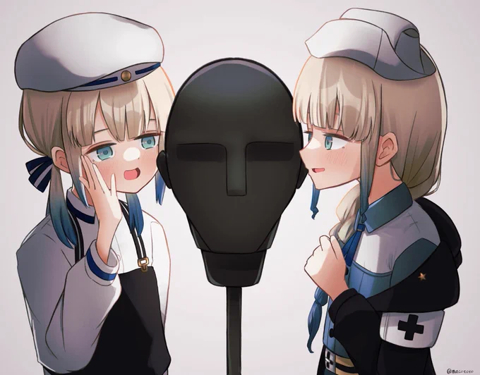 これは疲れきったマスターを少しでも癒すためにダミーヘッドマイクを用いて安眠囁きASMR音声を録音している優しいベーカリーさんとナースさん。
#FGO 