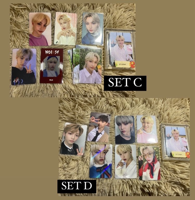 lixiekart's tweet photo. not yet the claiming tweet!
ic on the sets. i will be dividing it to 6 
𓈀 can look for kahati
𓈀 can ship to diff addresses but will transact to 1 person only

see tweets below for the price lists

ic interest check stray kids felix oddinary noeasy lee yongbok pc photocard https://t.co/s1VP3v5qrb