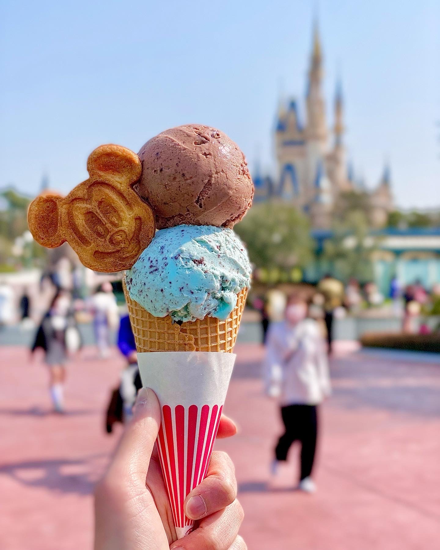 チョコミント うしくろくん ご存じでしたか ディズニーランドでチョコミントが食べられます 優しい爽やかさの甘いミントアイスに チョコチップが入った ベーシックなチョコミントアイス ミント色の壁で撮るのもかわいいですよね パーク内 チョコミント うしくろくん ご存じでしたか ディズニーランドでチョコミントが食べられます 優しい爽やかさの甘いミントアイスに チョコチップが入った ベーシックなチョコミントアイス ミント色の壁で撮るのもかわいいですよね パーク内
