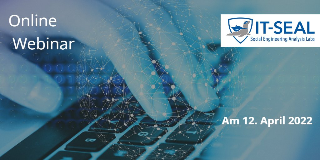 it_seal's tweet photo. Am 12. April bieten wir ein interessantes Webinar für Euch an: "𝘐𝘩𝘳 𝘞𝘦𝘨 𝘻𝘶𝘳 𝘯𝘢𝘤𝘩𝘩𝘢𝘭𝘵𝘪𝘨𝘦𝘯 𝘐𝘛-𝘚𝘪𝘤𝘩𝘦𝘳𝘩𝘦𝘪𝘵𝘴𝘬𝘶𝘭𝘵𝘶𝘳." Meldet Euch hier an und sichert Euch einen der begehrten Plätze: https://t.co/20S29XcdWR https://t.co/eWsjHvjG17