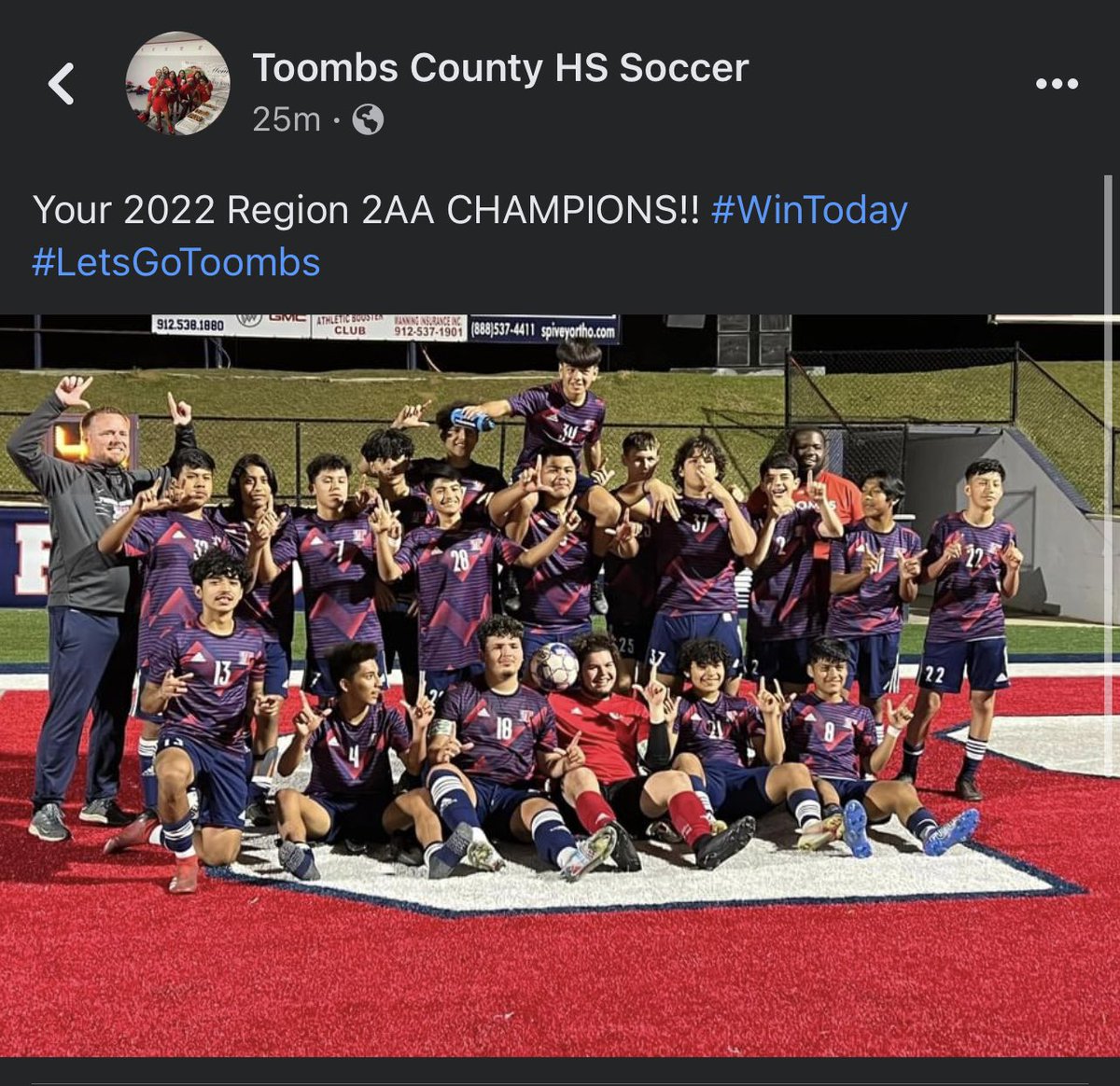 Toombs Co. Soccer tweet media