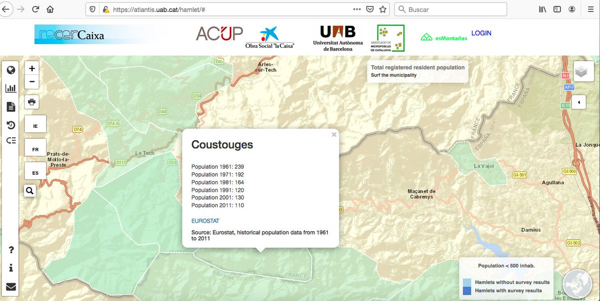 RicardMoren's tweet photo. @Biocoop66 #hamlets research @UABBarcelona:
COUSTOUGES commune #PyrénéesOrientales #RuralFrance:
93 inhabitants (INSEE2018) including 11 born abroad:
7 #immigrantWomen & 4 #immigrantMen
#RURAL #micropobles #RuralEUROPE #RuralLIFE
#COSTOJA #Coustouges #SuRDIM
🌍https://t.co/fod9N0mV3d
📷2022 https://t.co/jwFzbBClxG