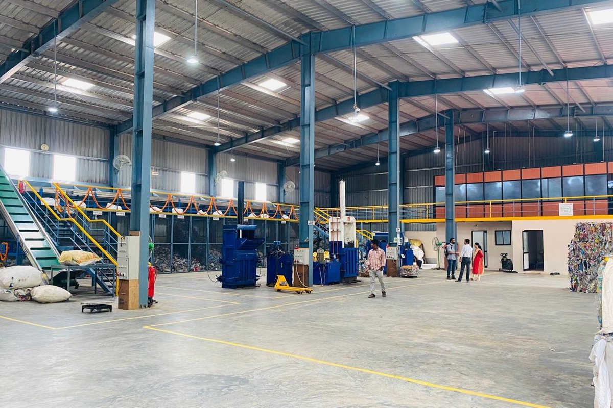 SaahasZeroWaste's tweet photo. We are delighted to announce the inauguration of the first 10 TPD Materials Recovery Facility (MRF) in Nitte Gram Panchayat, Karkala Taluk, Udupi District by @ikseshwarappa, with presence of @ShobhaBJP and @karkalasunil 

#resourcerecovery #circulareconomy https://t.co/TTz4LpNumX