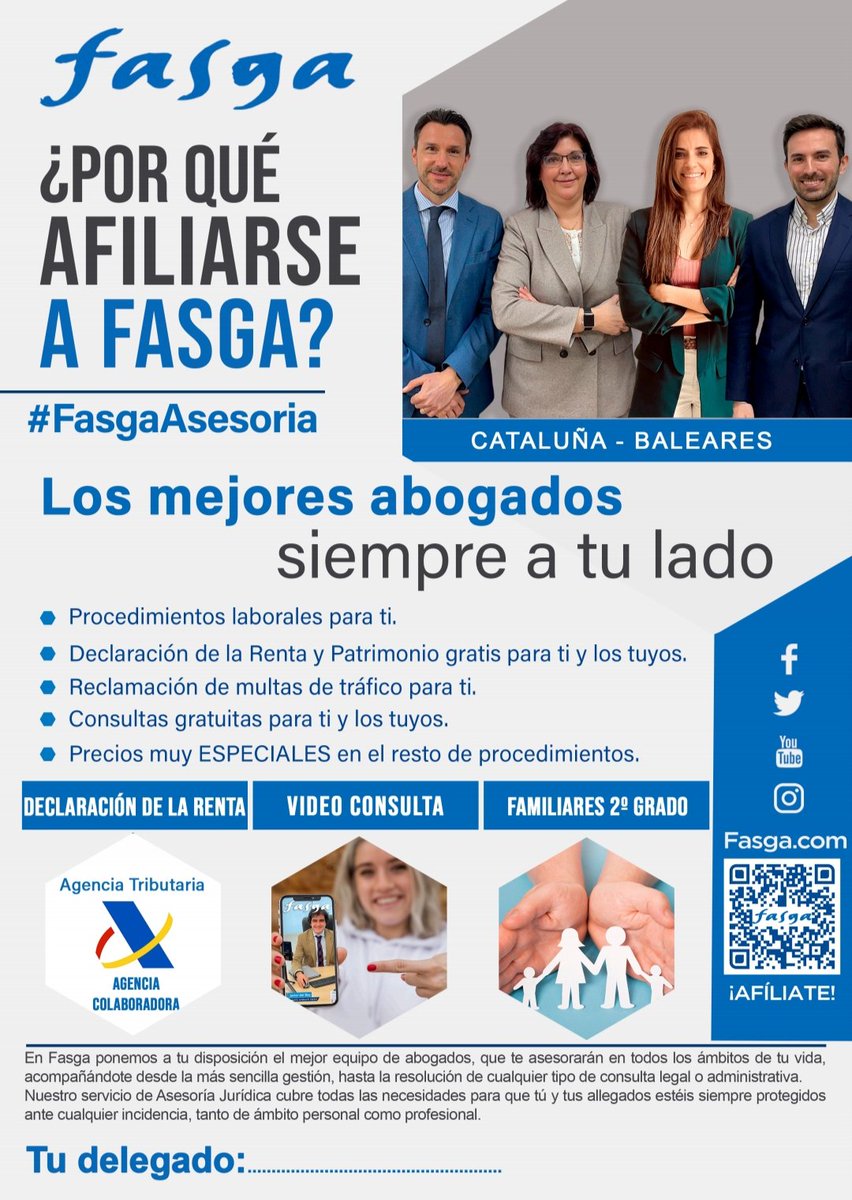 ValorianCB's tweet photo. ¿POR QUÉ AFILIARSE A FASGA?
Somos un sindicato que va más allá de asesorarte y apoyarte en tu relación laboral o profesional.
Descubre todo lo que Fasga puede hacer por ti.
#FASGAContigo #FasgaCercadeti #FasgaInnovandoContigo
#FasgaAsesoria https://t.co/6bidsV4oXP