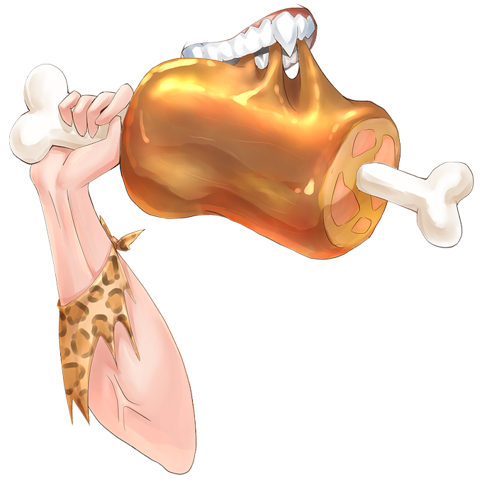 骨つき肉のtwitterイラスト検索結果