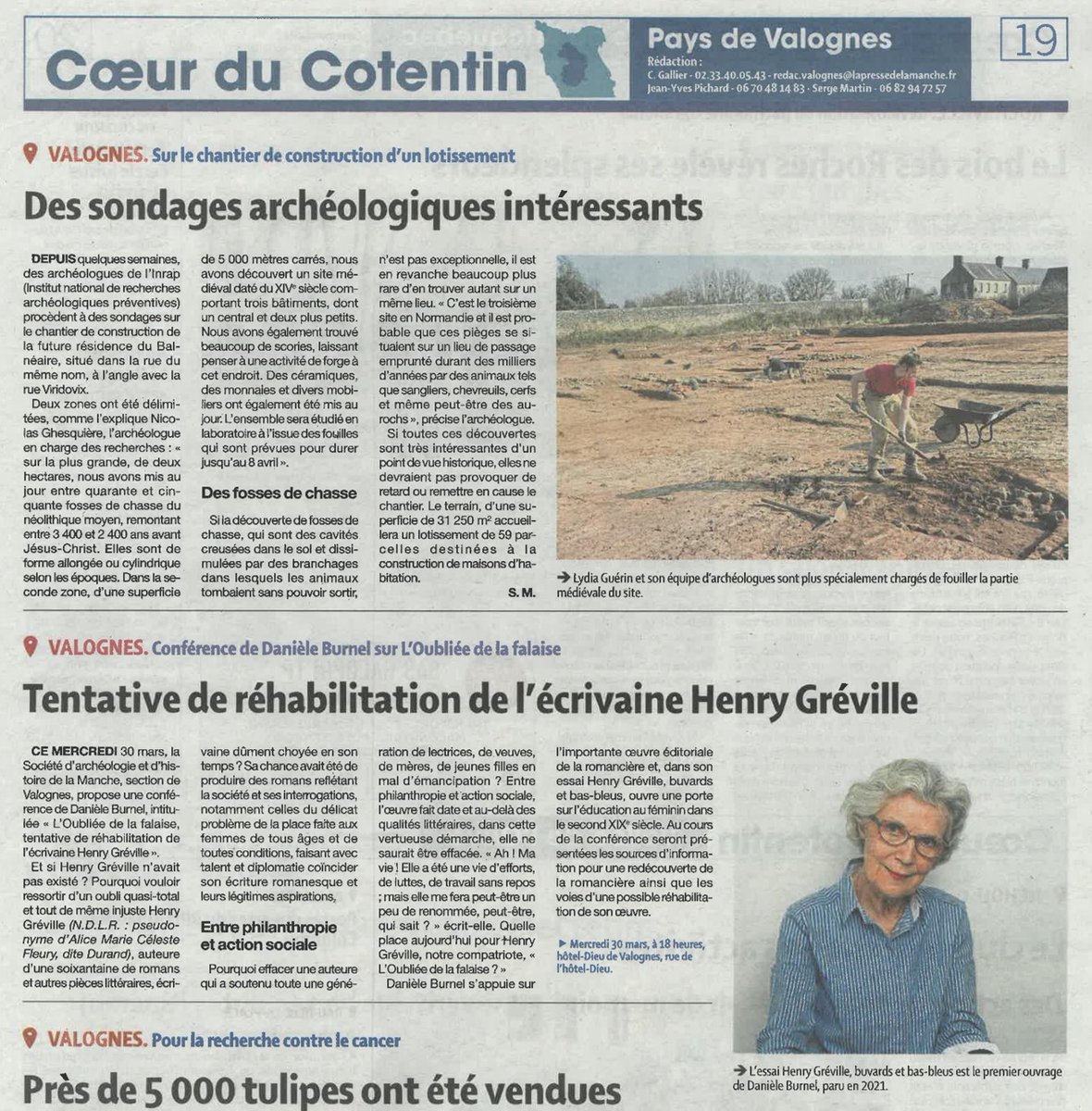 SAHMValognes's tweet photo. Revue de Presse mars 2022.
#valognes #societearcheologievalognes
https://t.co/iYqODbK7TA https://t.co/GsTac1WJrj