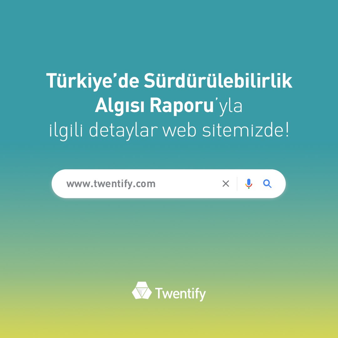 TwentifyTR's tweet image. Soruların yanıtları ve çok daha fazlası ‘Türkiye’de Sürdürülebilirlik Algısı’ Raporu’nda!👇🏻
twentify.com/tr/raporlar/pr…

#Twentify #DecodeHumanMoments #sürdürülebilirlik #doğadostu #çevredostu