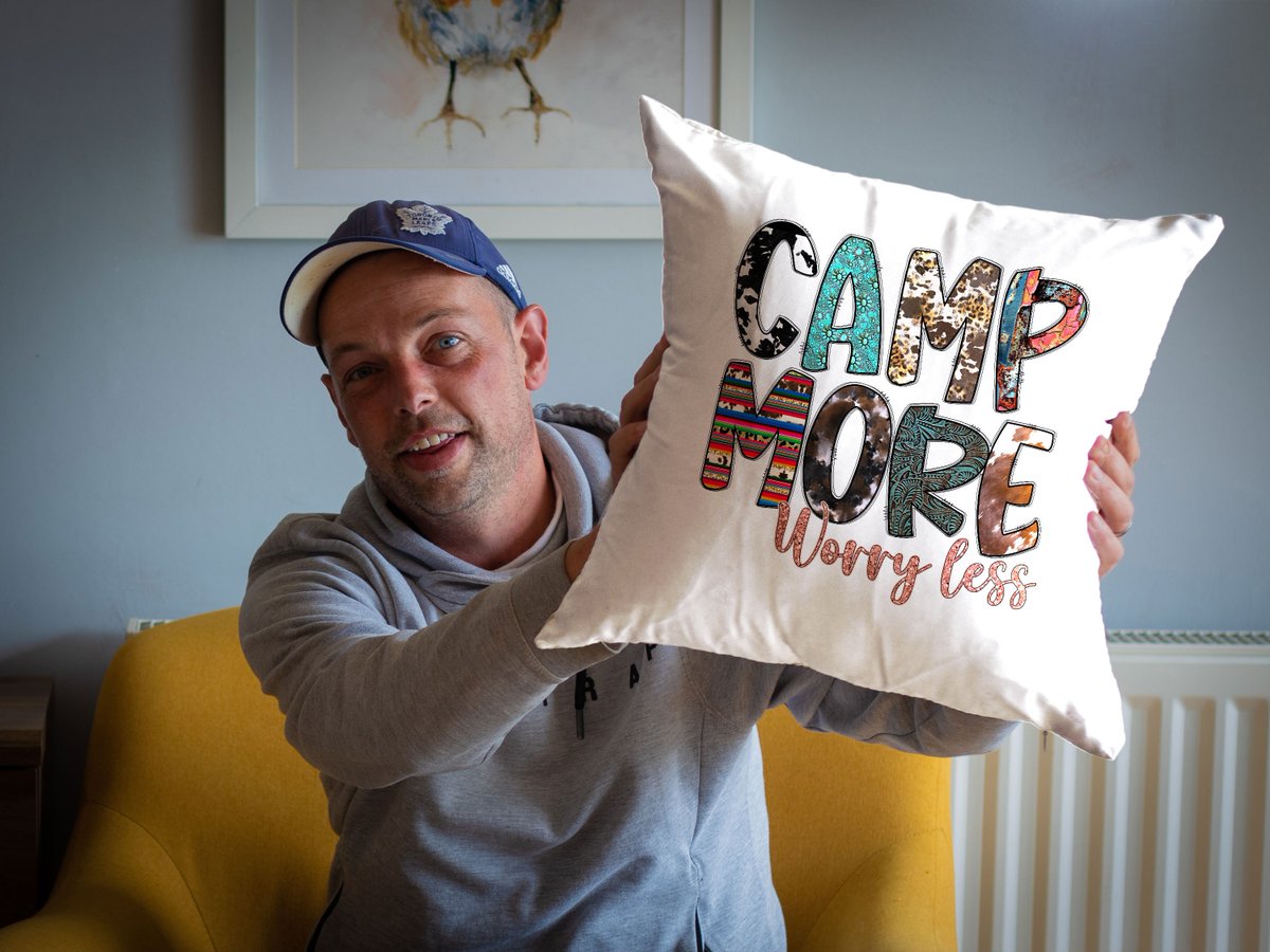 twicecom's tweet photo. Camper RV Cushion Covers. Camping cushion cover. Camp More - Worry Less. https://t.co/dBU0oPqeVY #white #newrvgift #camperbedroomgift #newcamper #campingcushion #rvdecor #campercushioncover #personalizedcushion #campgrounds https://t.co/zZYpejFyAS