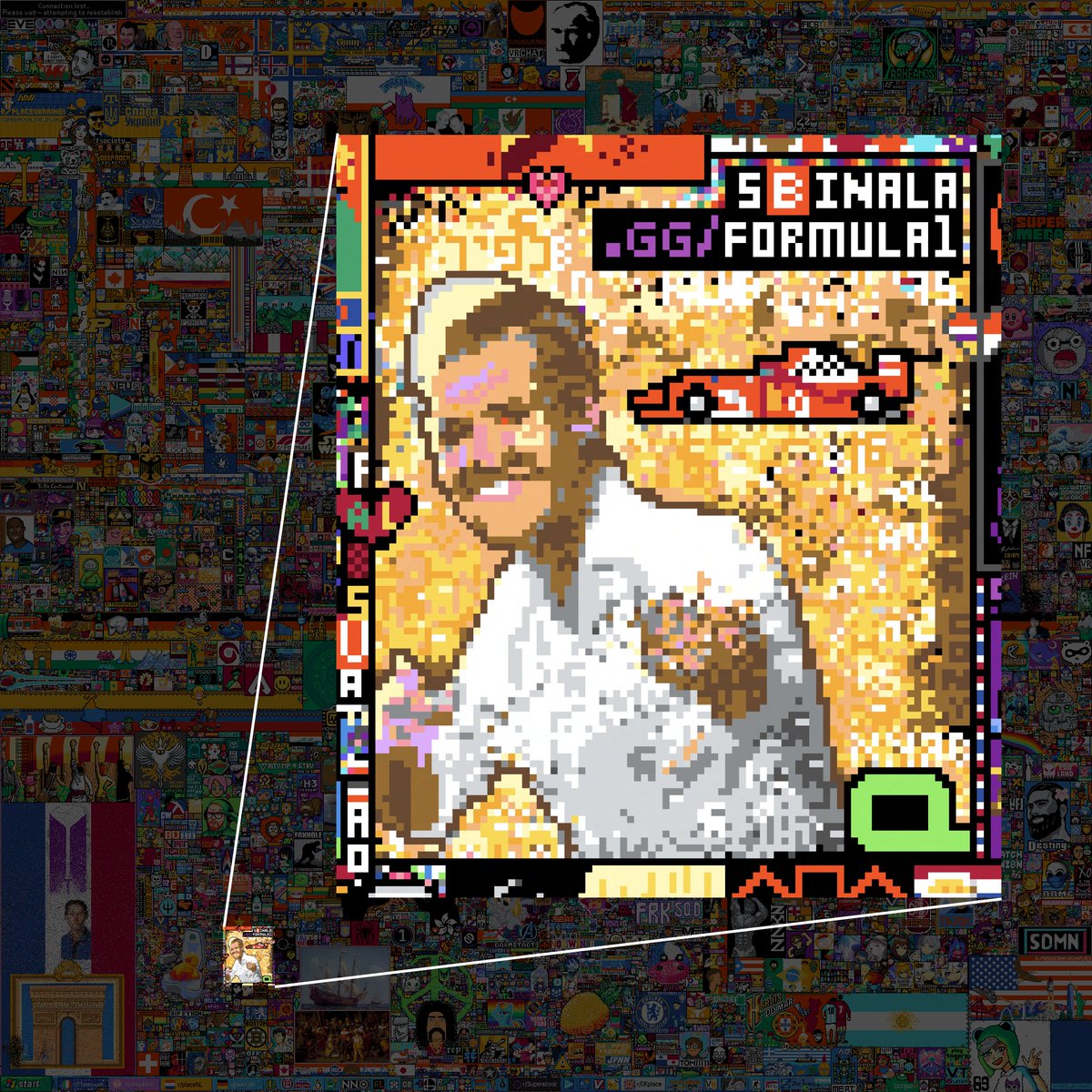 zero_clutch's tweet photo. hi look what thousands of folks on reddit made on r/place #quadrant 

@_SuperGT @LandoNorris @NicoRosberg https://t.co/tw8uUqv17x