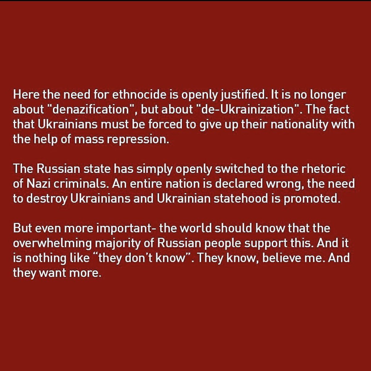 sofi_ktr's tweet photo. Part 2
#Ukraine #UkraineUnderAttaсk #RussianWarCrimes #RussianUkrainianWar #StopRussia #StopPutinNOW #StopRussianAgression #StandWithUkraine️ #StayWithUkraine #UkraineVSRussia #PutinWarCriminal #PutinLies #PutinHitler #NATOINUKRAINENOW #natoclosethesky #Biden #Europe https://t.co/cbDd611n3V