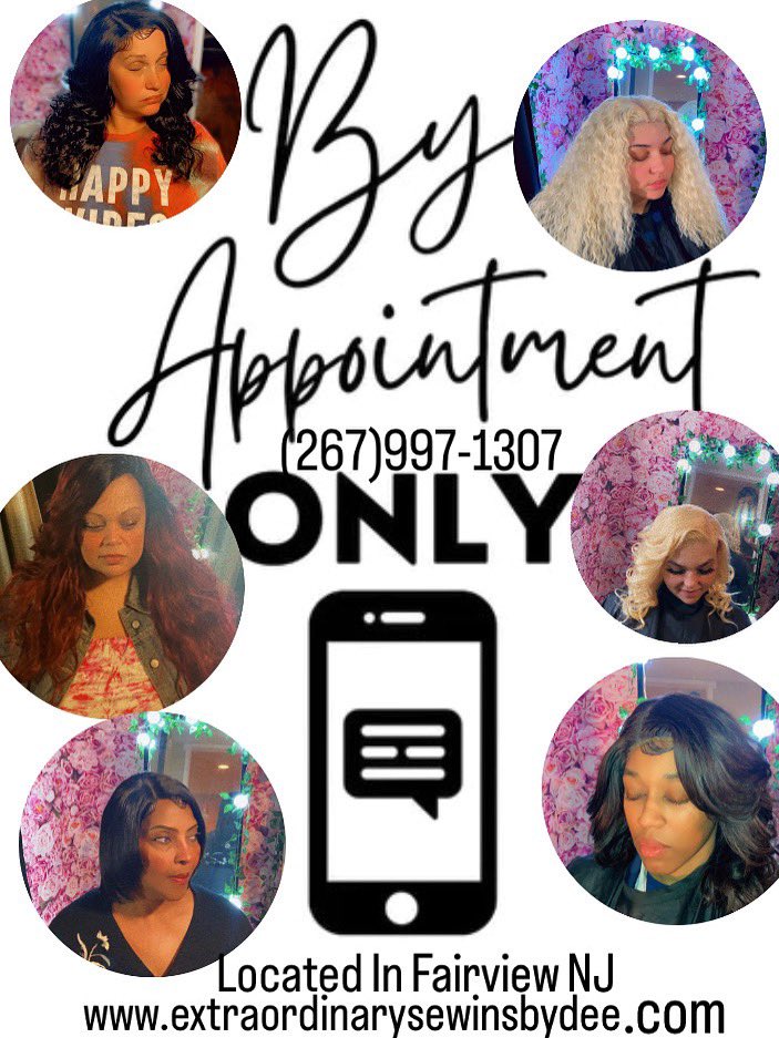 Extrasewinsbyd's tweet photo. Good Tuesday!!!
Hair Appointments Available!!
(267)997-1307
Located in Fairview NJ #follow #hairstylist #NewJersey #weavesforwomen #RETWEEET #repostday #reposttuesday https://t.co/wIvSNrgdDN