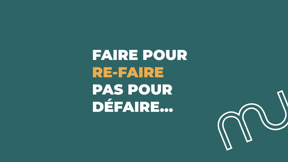 muto_event's tweet photo. L'événementiel a toujours été pensé comme un produit à usage unique, un parfait non-sens écologique...

Notre credo chez muto : faire pour refaire, pas (plus) pour défaire ! ♻️

Rejoignez notre communauté de repreneurs 👉 https://t.co/hJDVexolq3 https://t.co/0u5rY8GfRP