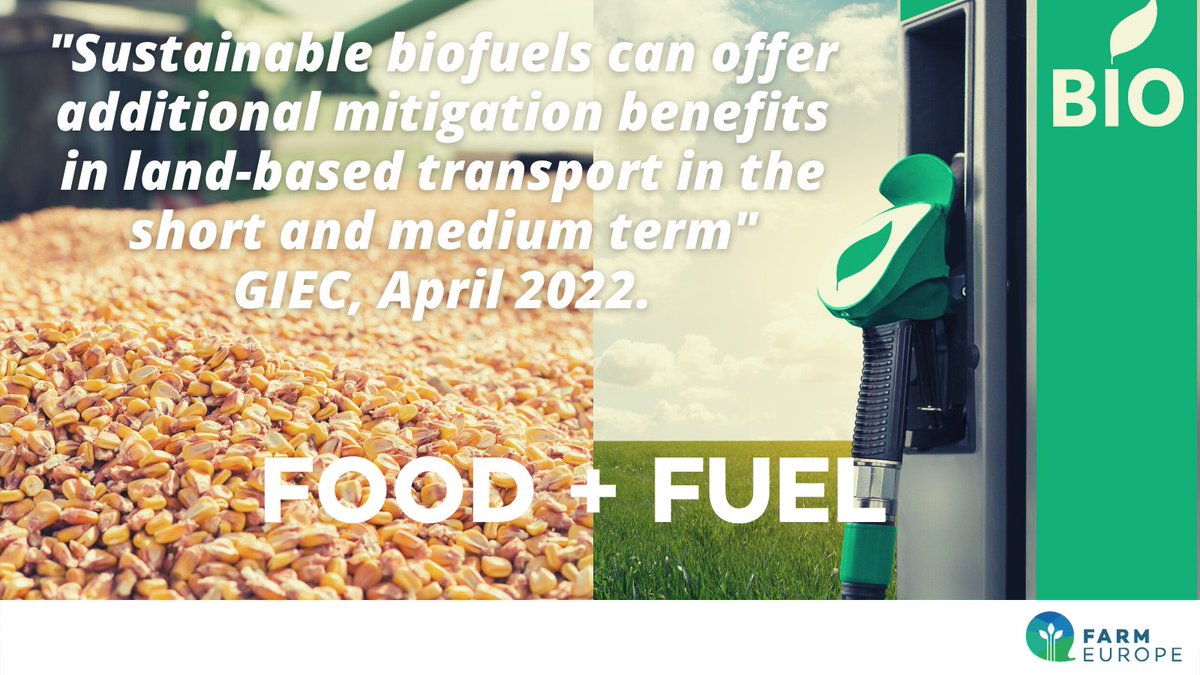 The <a href="/IPCC_CH/">IPCC</a> underlines again the role of sustainable #biofuels to decarbonise land-based #transport &amp; aviation. This call to step up the contribution from photosynthesis should be heard beyond the noise from simplistic campaigns. All options are needed to fight climate change!