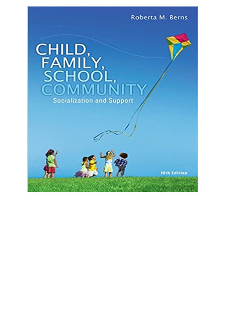 READ/DOWNLOAD Child, Family, School, Community Socialization and