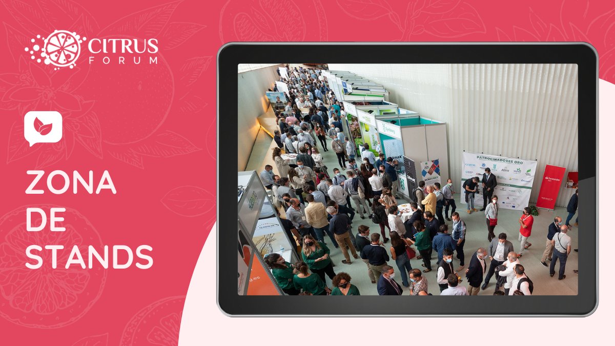 🍊 Sabemos que es de vuestras partes favoritas... así que ¡no nos lo hemos pensados dos veces!

🍋 En #CitrusForum contaremos con zona de stands donde podrás informarte de las últimas novedades de las empresas más punteras del sector citrícola.

+ info en mtr.bio/citrusforum