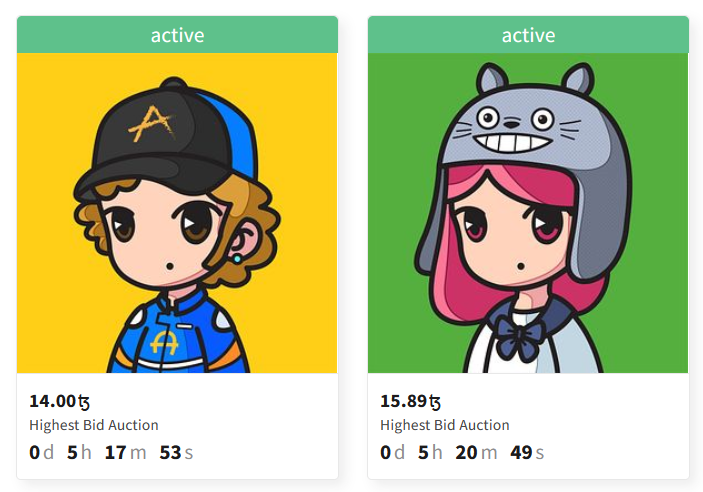 arvshrt's tweet photo. Auctions 5 hrs remaining
#46 Racing Boy
#47 Toto Girl

https://t.co/UWWq3ye4a8

#CleanNFT #tezos #objkt #pfp #nft https://t.co/7aa2sd6o5T