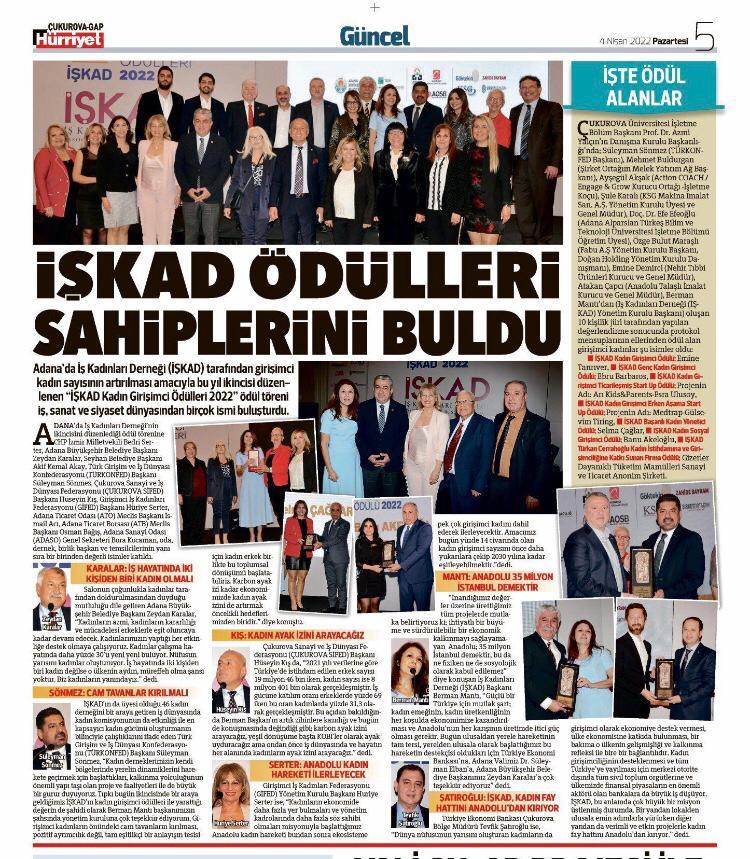 onculsefa's tweet photo. Kurumsal danışmanlığını yaptığımız ve destekçileri arasında yer aldığımız İŞKAD KADIN GİRİŞİMCİ ÖDÜLLERİ haberi, Hürriyet Gazetesi'nin Çukurova-GAP ekinde geniş yer buldu.
.
@iskad2014 #öncülsefa #bermanmantı #kadıngirişimciödülleri @Hurriyet https://t.co/INg5EzNdCP