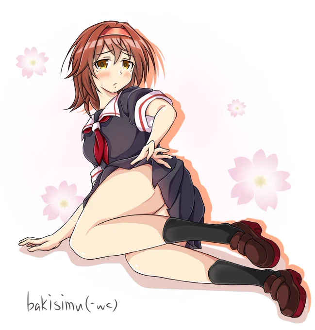 白露 せっかくなんで脱がせた 