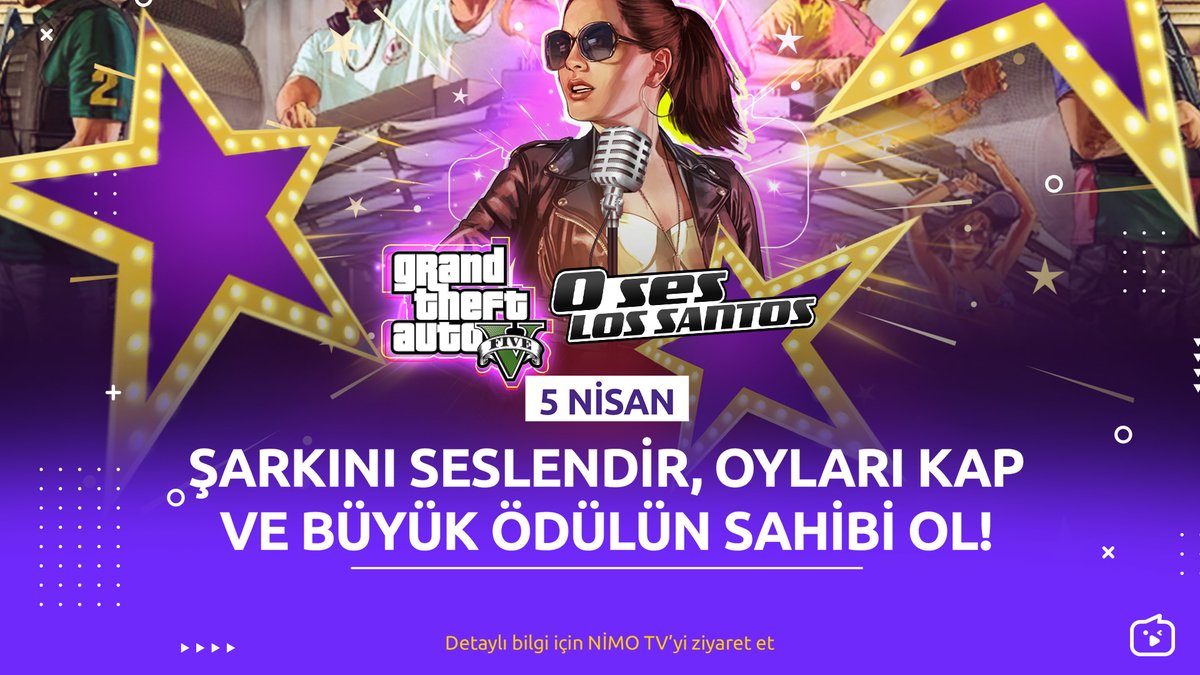 🎙️Sesinle büyük ödülü kapmaya hazır mısın?🎙️

Tüm GTA V yayıncılarının katılabileceği, SES getirecek etkinliğimiz bu akşam 22.00'da başlıyor!📺🏆 

Detaylı bilgi için Discord'a katıl:
discord.gg/nimotvturkey

#NİMOTV #GTAV #GTA5
