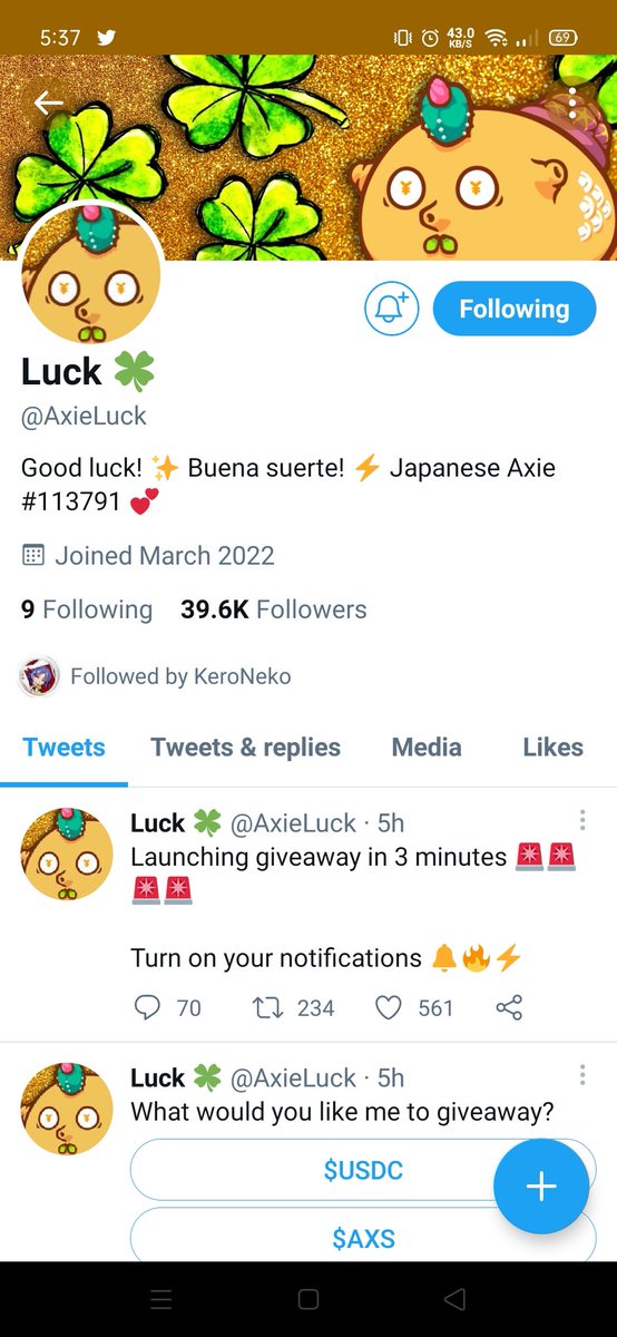 KaitoShay's tweet photo. @ladyincrypto @AxieLuck https://t.co/3gnEEtdBdF