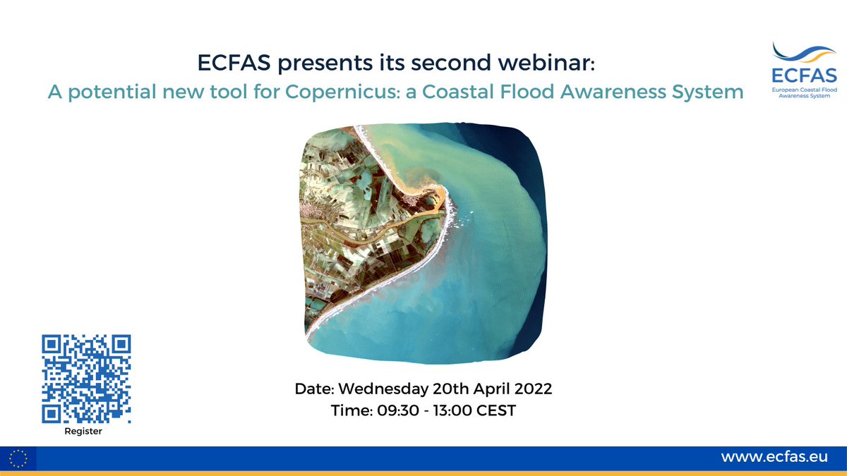 ECFAS_project's tweet image. Have you registered yet for #ECFAS 2nd #End #User #Webinar?  @CMEMS_EU @CopernicusEMS @CopernicusEU #H2020 #Flood #Coast #EU #CivilProtection #earthobservation #climate
More info and register: bit.ly/3LfWsEW