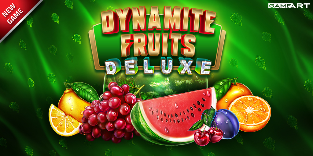gameartslots's tweet photo. ๐งจ๐ฅ Dynamite Fruits by #GameArt returns in a DELUXE version with 40 paylines & Gigantic Symbols! More Here ๐https://t.co/fK0xSj0rNl
#DynamiteFruits #Deluxe #newslot #fruitslot #classicslot https://t.co/MaqNooiJk0